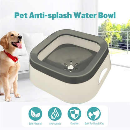 SplashGuard Pet Water Bowl